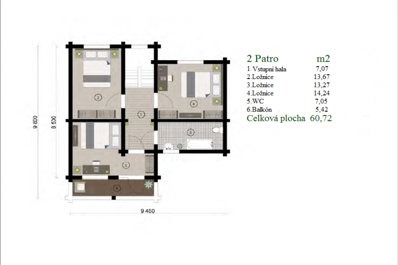 Dům 4+kk, 166 m2, Výsoký Ůjezd