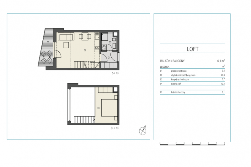 Byt 2+kk, 40m2, Žižkov