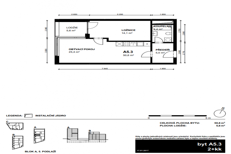 Two-bedroom Apartment 2+kk