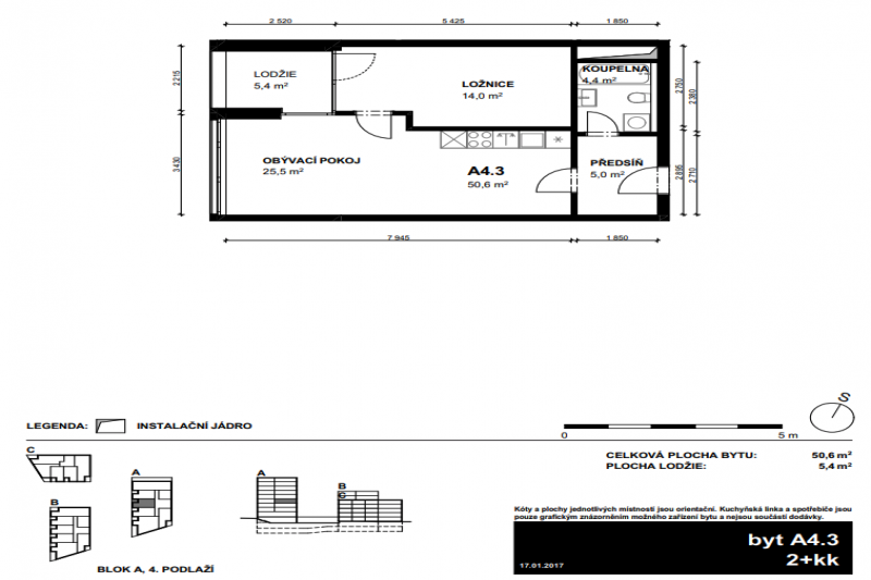 Two-bedroom Apartment 2+kk 