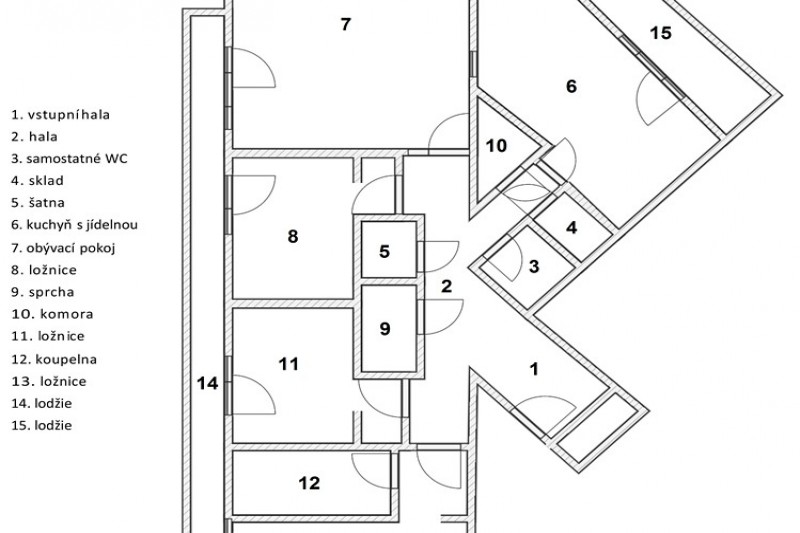 Квартира 4+1, 174 м2, Bubeneč